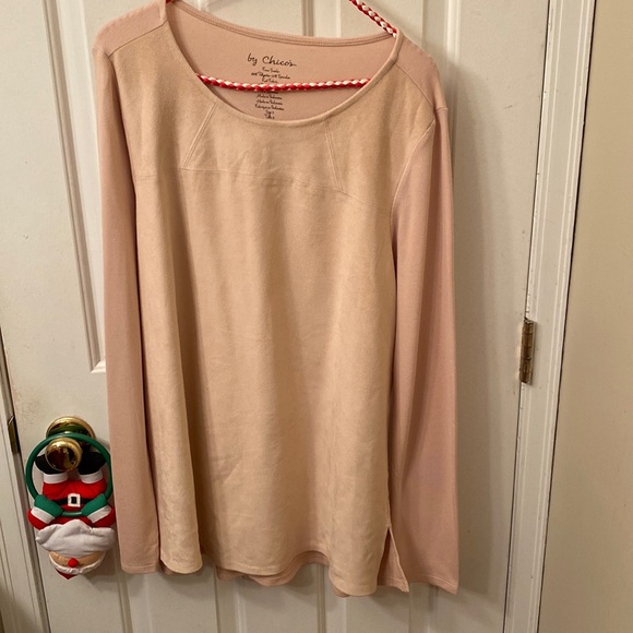 Chico’s Faux Suede Tunic - Picture 1 of 5